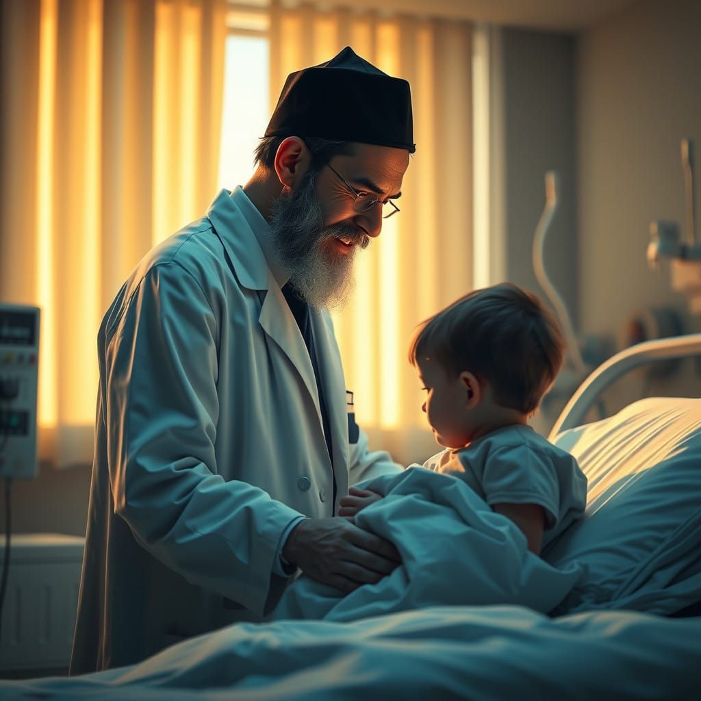 Orthodox Jewish Doctor Offers Hope to Unseen Child in Photor...