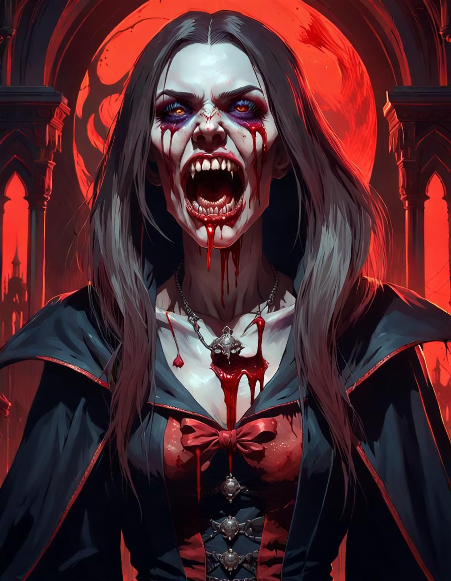 Dracula's daughter needs fresh blood 🩸