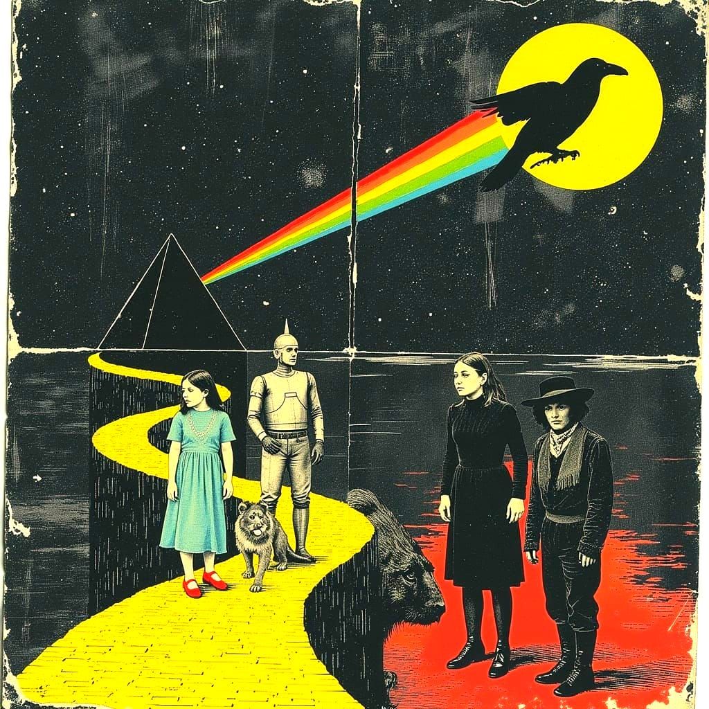 Surreal Odyssey on LSD Tabs: Wizard of Oz Meets Pink Floyd