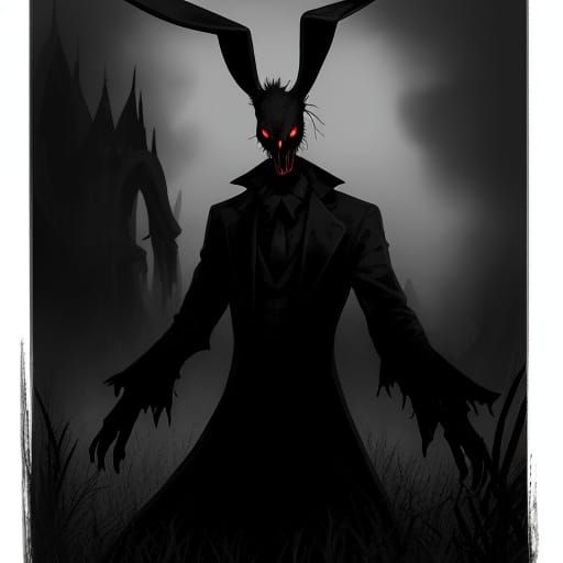 Creepy Slender Nightmare Rabbit