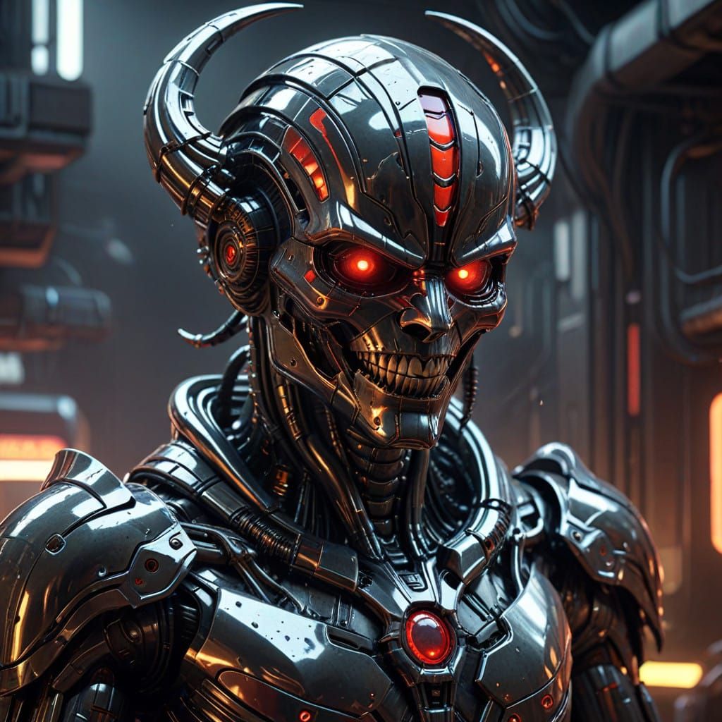 Cyberpunk Robot Jester