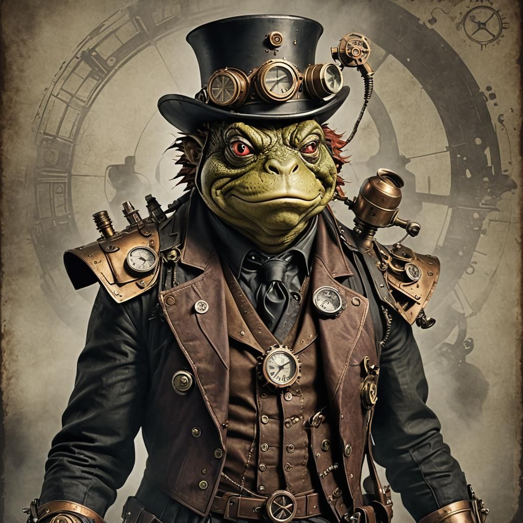 Steampunk X-Men Villain Toad Character Photo