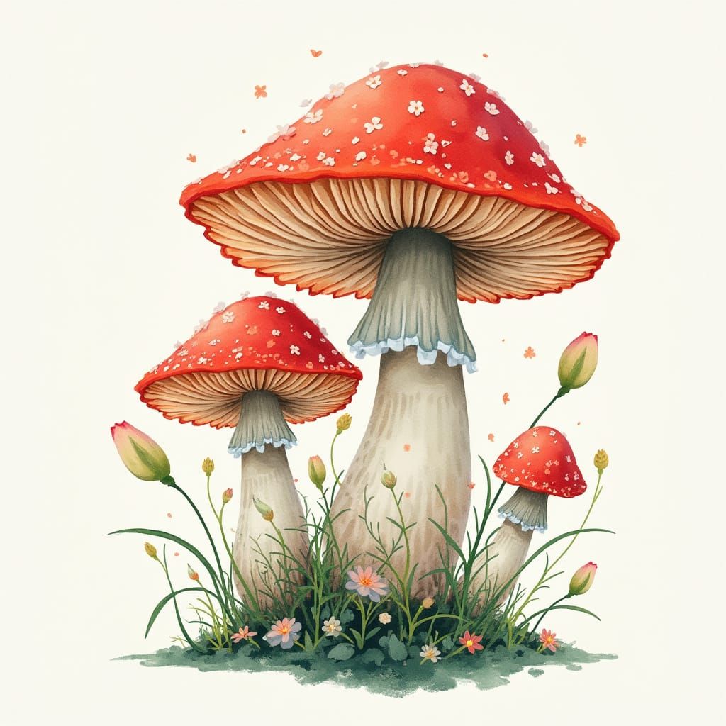 Mushroom 🍄 flowers