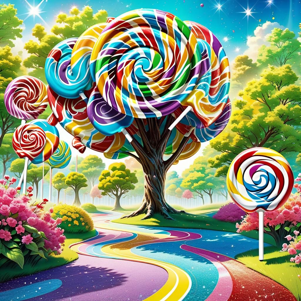 Lollipop trees