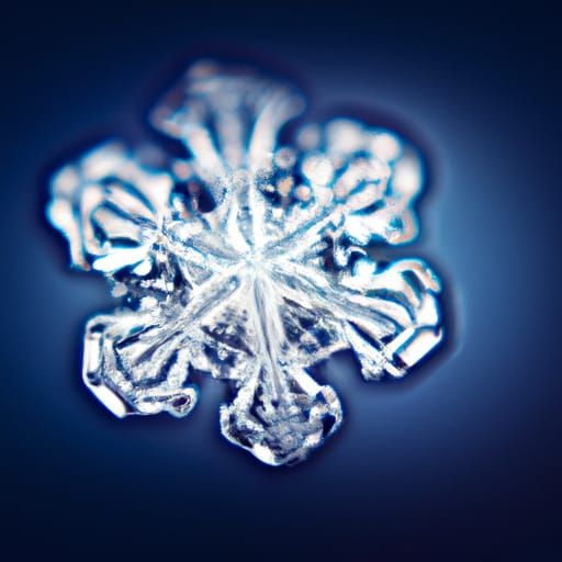 Perfect snowflake. Macro view. Epic cinematic brilliant stun...