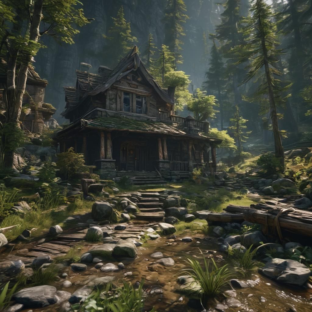 Epic 3D Videogame Graphics in 8K Resolution