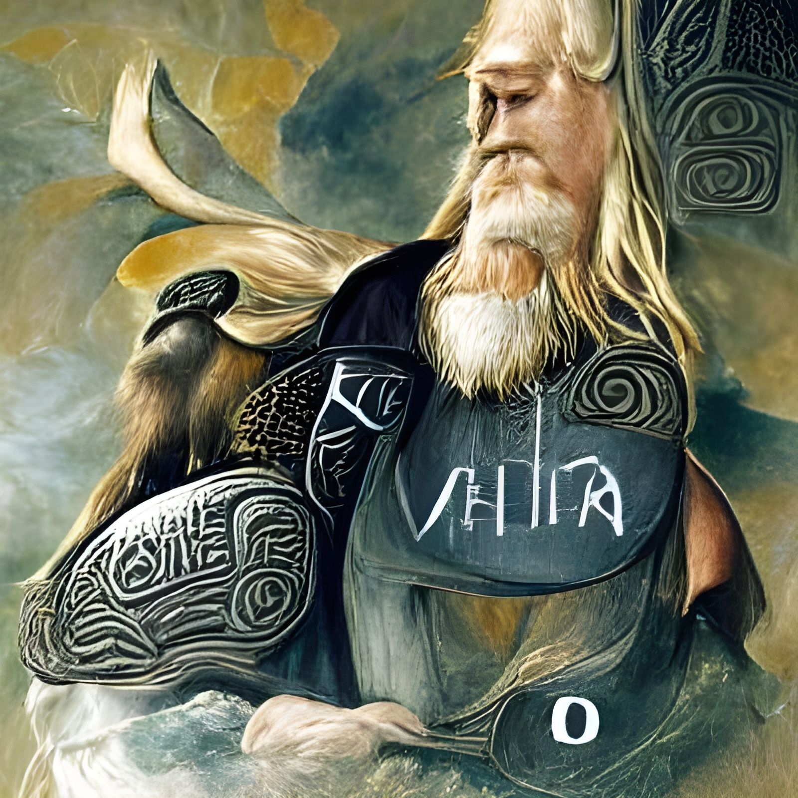 Odin, All-Father: A Norse Viking Depiction