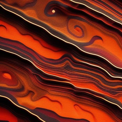 Australian Dragon Rock Art in Aboriginal Style