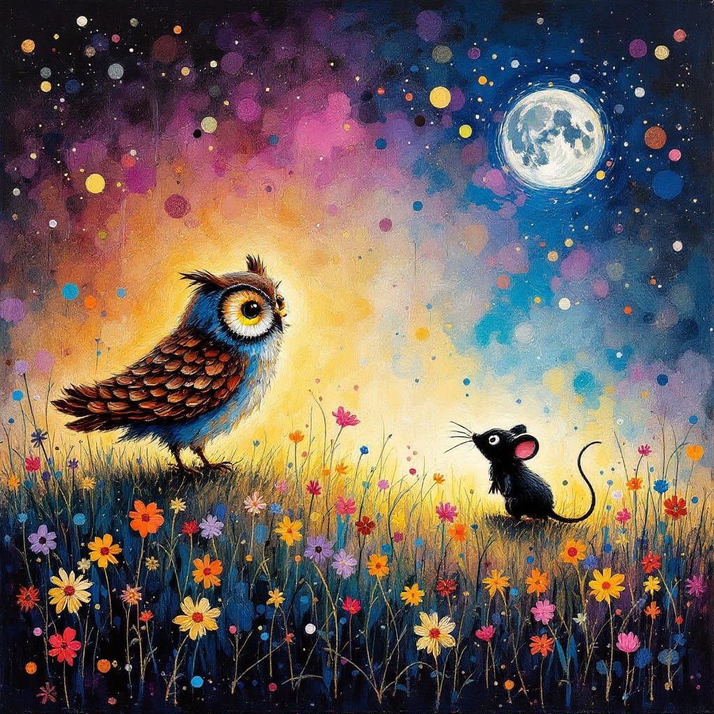 Owl & mouse