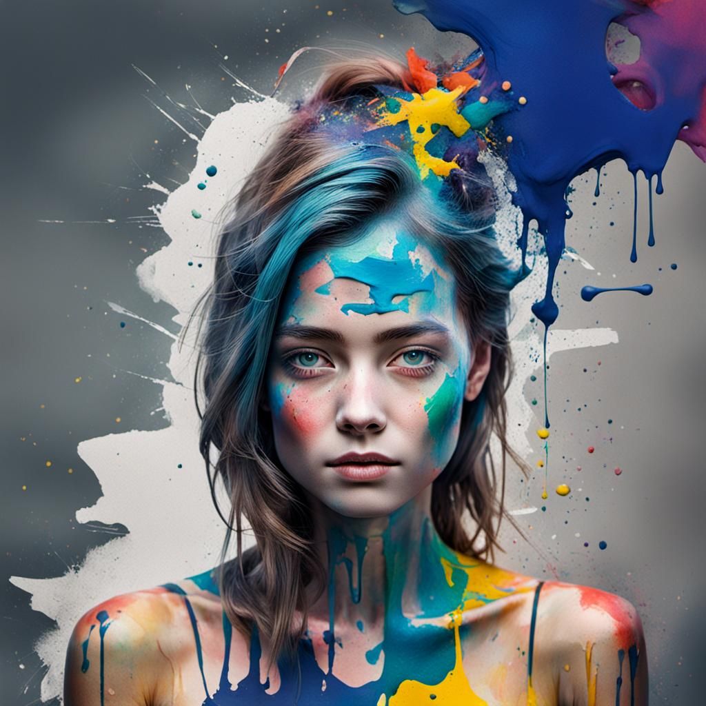 Painted Portrait of a Woman