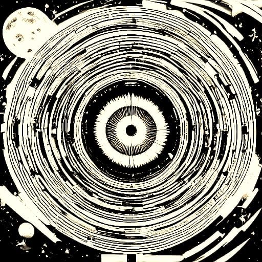 Colossal Cosmic Eye in Deep Space, Cinematic Art