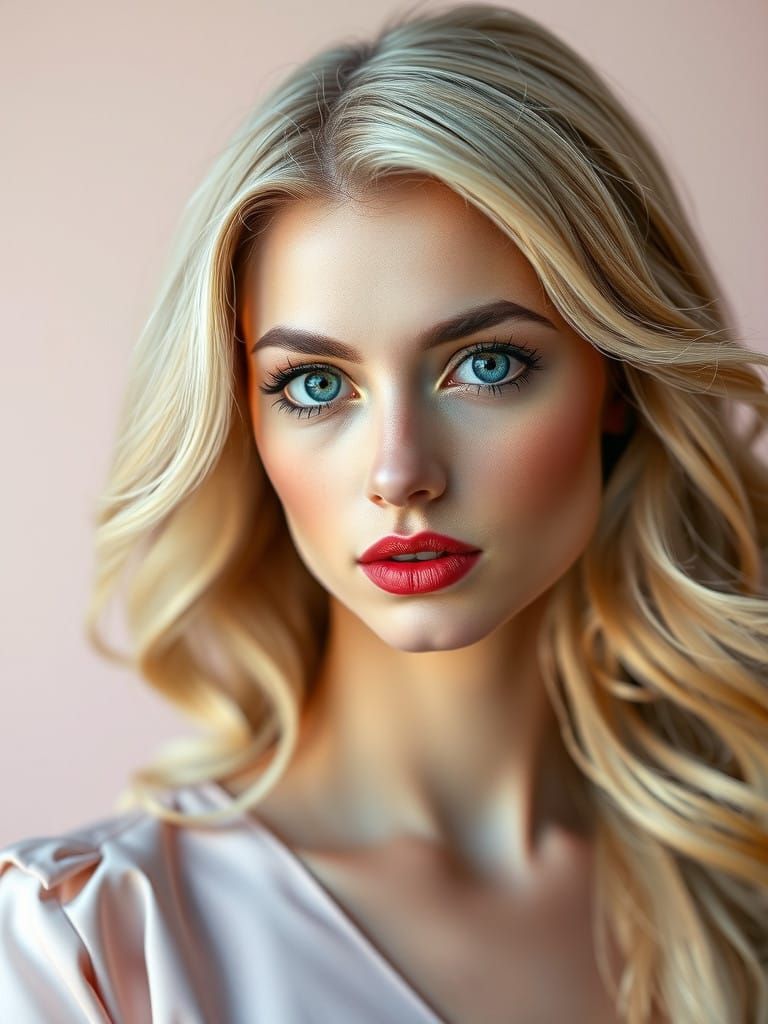 Elegant Georgian Lady in Pastel Hues