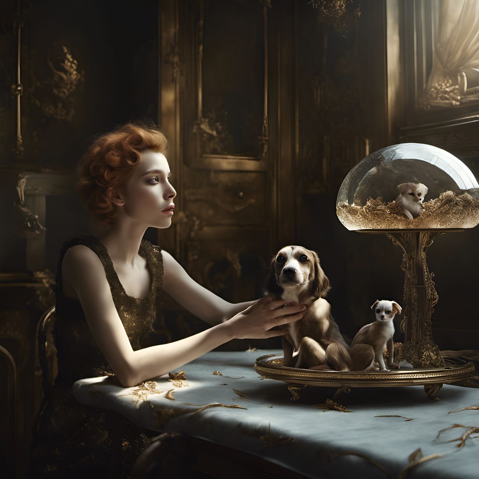 Alien Pets with Glazed Surfaces: Digital Art