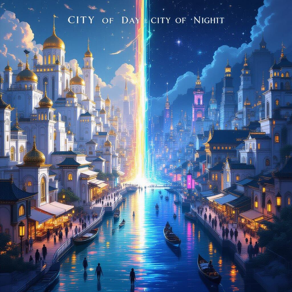 City of Day and Night: Cyber-Fantasy Divide