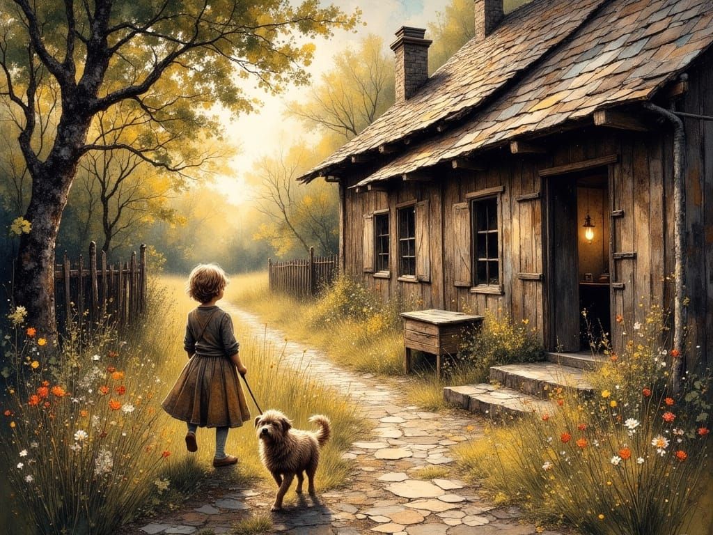 Une peinture à l'huile dans le style de Erik Ludvig Hennings...