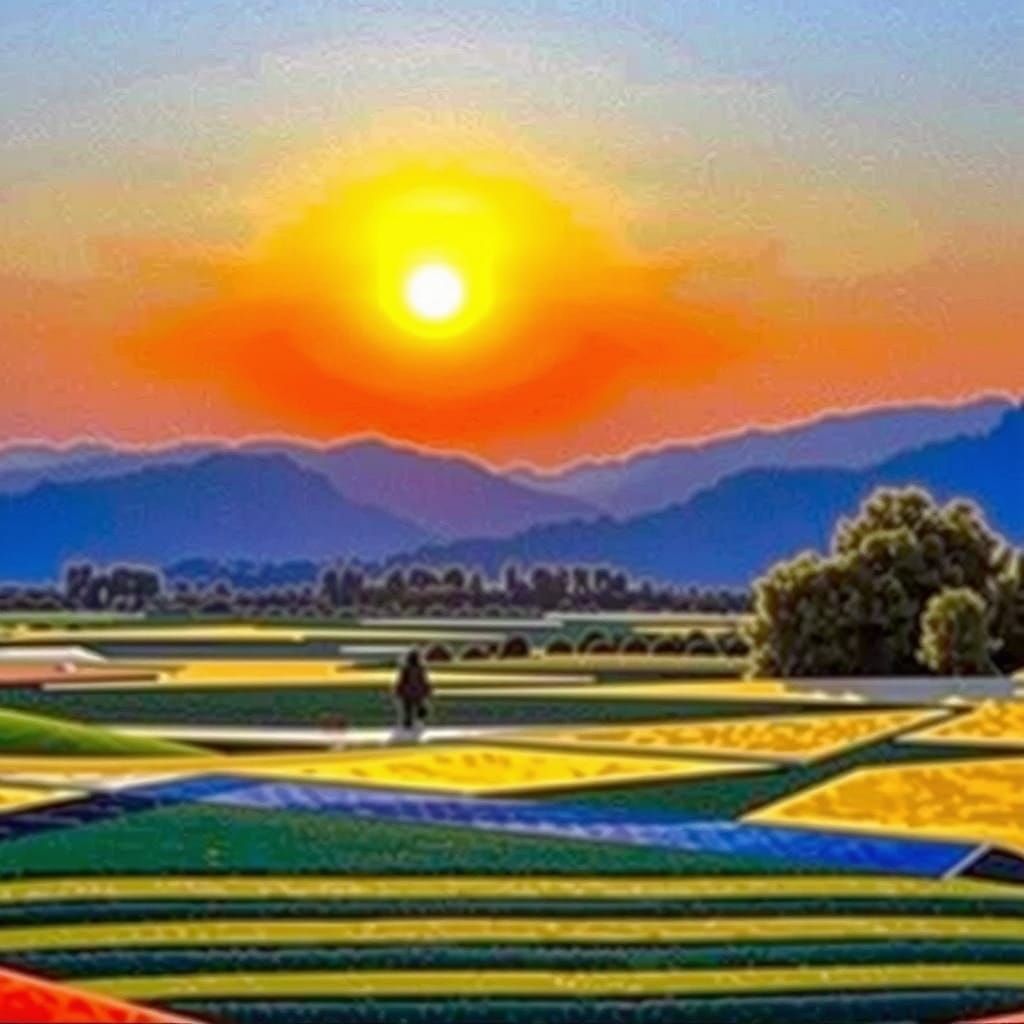 Ethereal Forest Encounter in Iridescent Colors