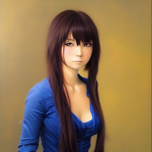 Anime Profile Picture as Oil Painting
