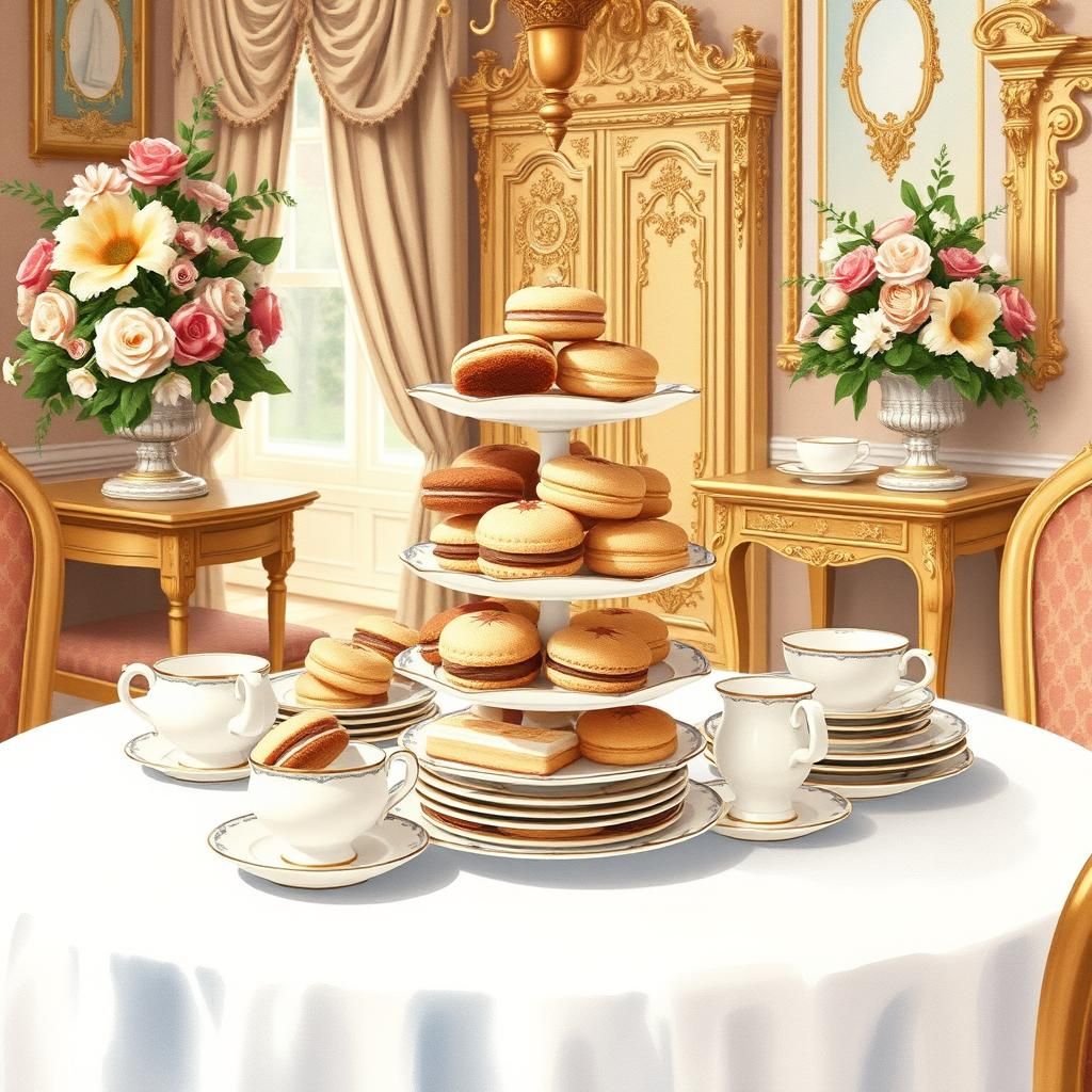 Sugar and Spice Cookies at High Tea