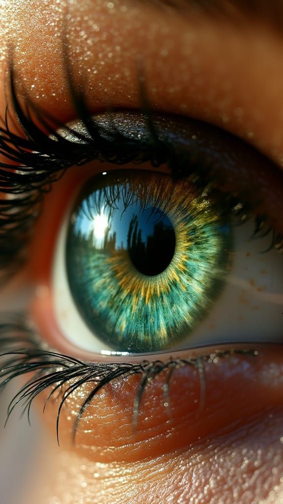 Stunning Green Eye: Hyperrealistic Detail and Emotion