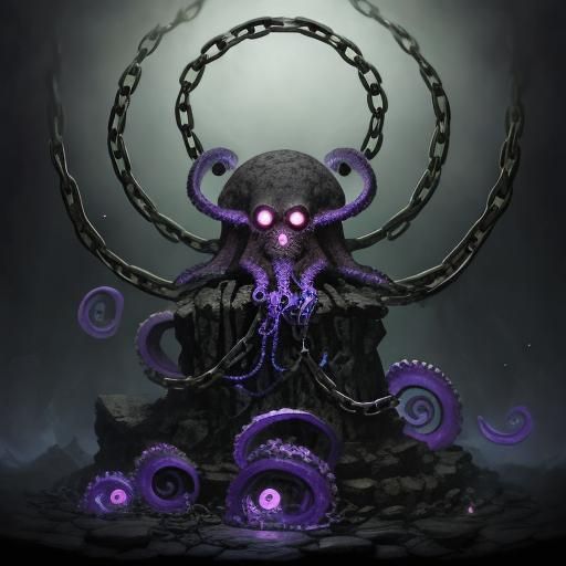 Necropolis Octopus With Chains