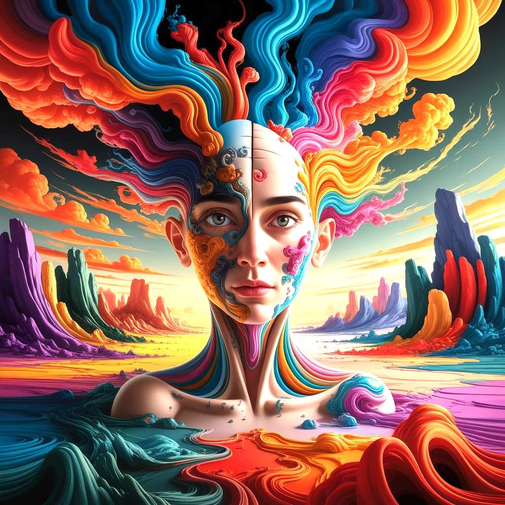 Surrealist Masterpiece in Vibrant 8K