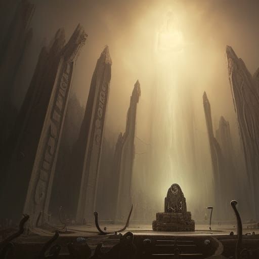 Lovecraftian God Worship Concept Art in 8k