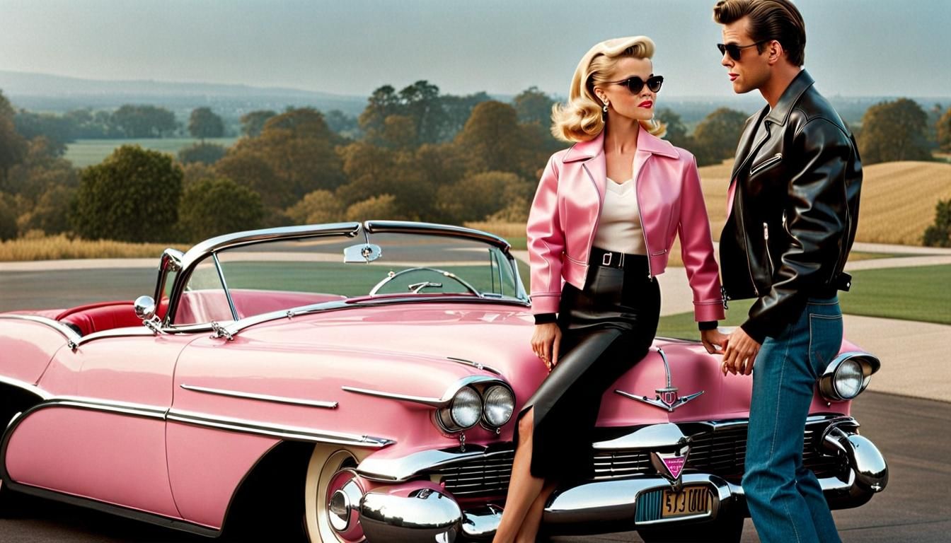 Reese Witherspoon as Sandy in 1950s Grease