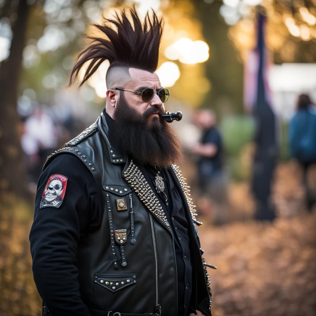 Hagrid as Punk Rocker: Professional Photography