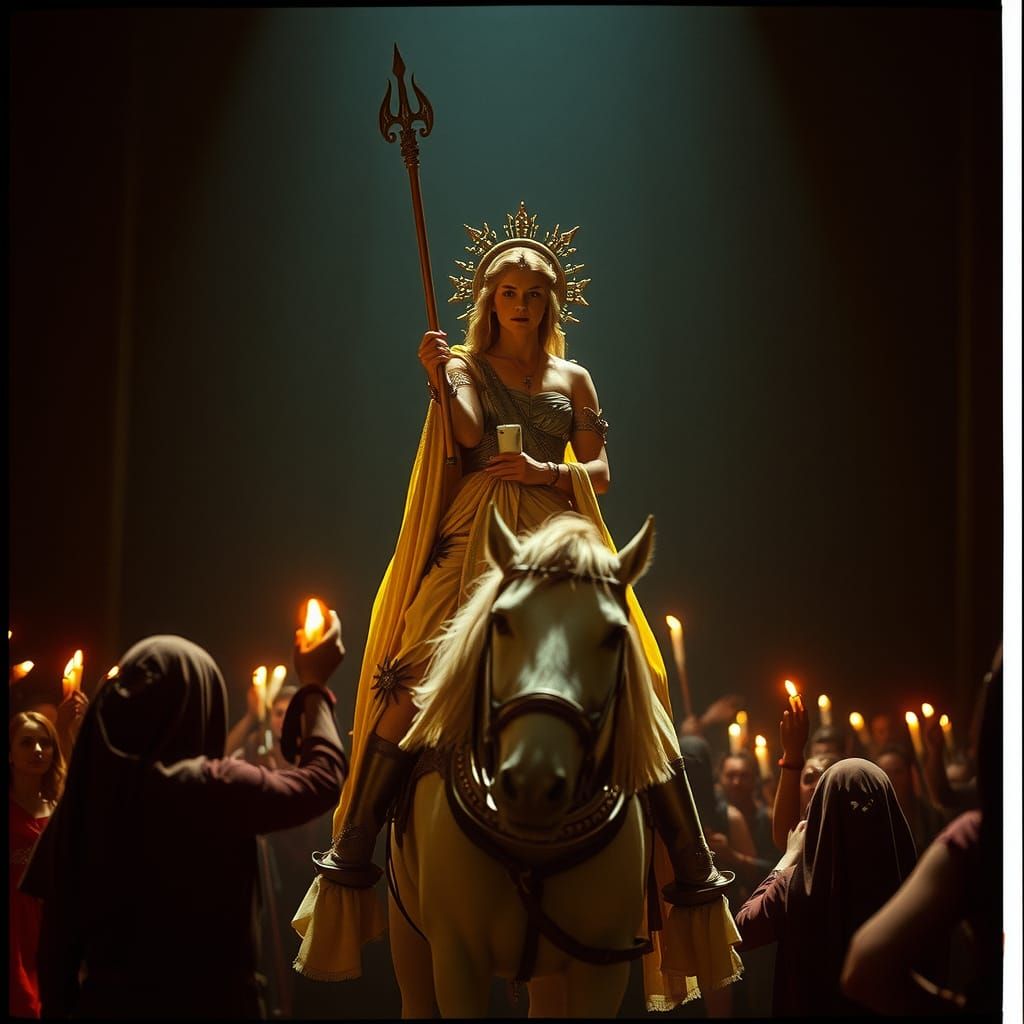 Goddess of Eroticism on Her Throne