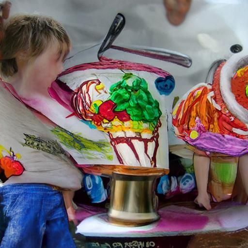 A Knickerbocker Glory for lunch? Don't mind if I Do! Ice Cream Rules!