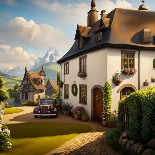 Idyllic Victorian Village on the Isle of Wight