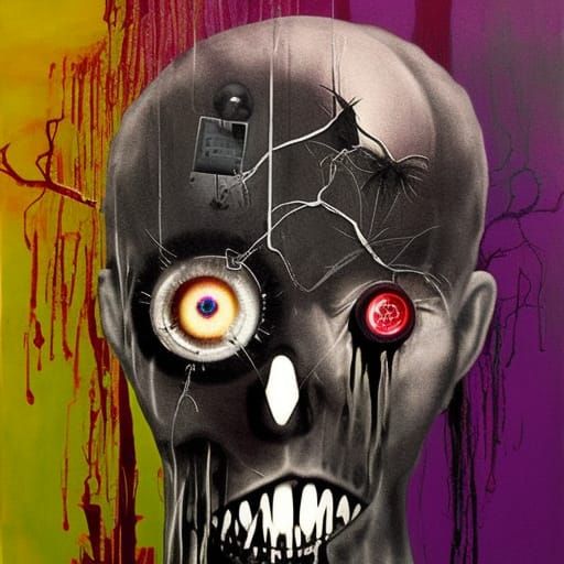 Eerie Sci-Fi Horror Art Inspired by Dunbar, Dzubas & Eagle