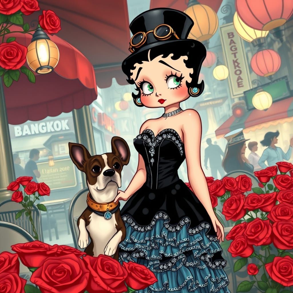 Betty Boop in Bangkok: Steampunk Meets Art Nouveau