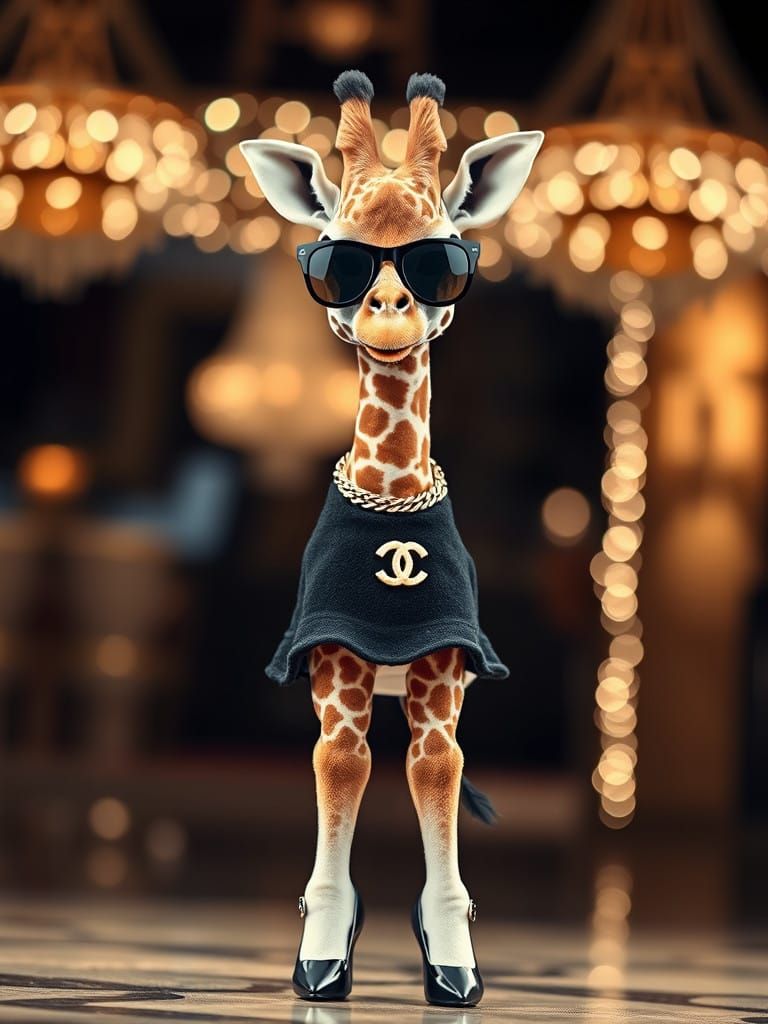 Chanel-Inspired Giraffe Elegant Essence