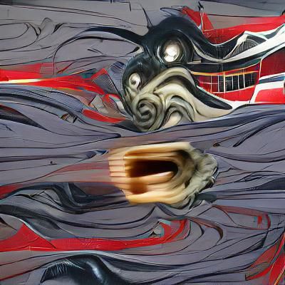 Genshin Impact Character in Expressionist Style