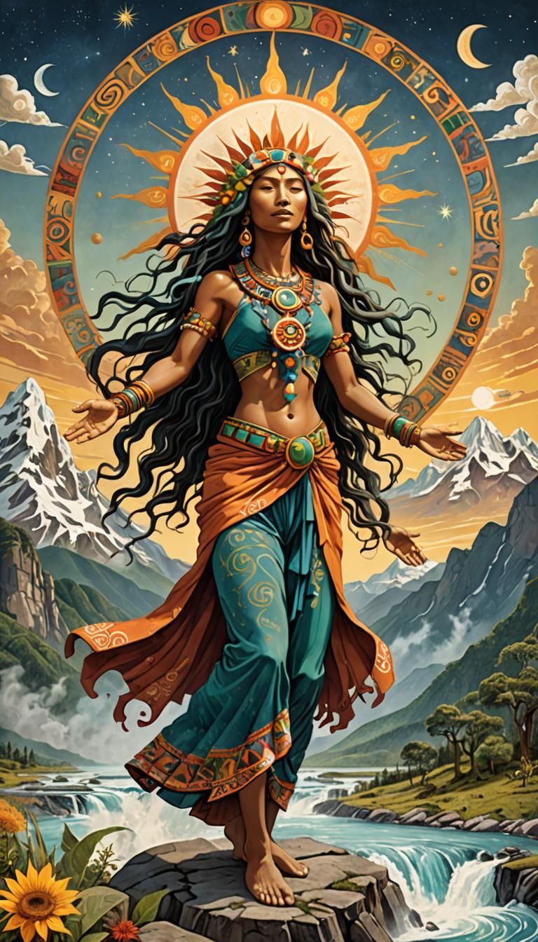 Pachamama Personified: Surreal Earth Mother
