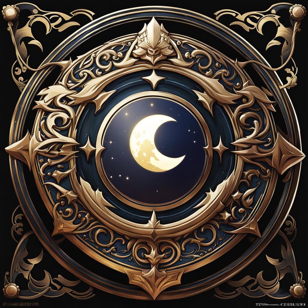 Moon Shield in Anime Style