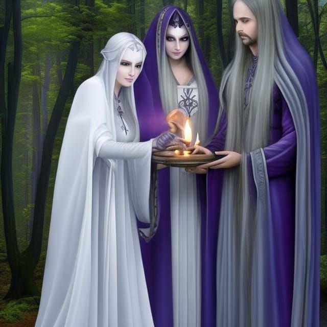 Ritual in the forest