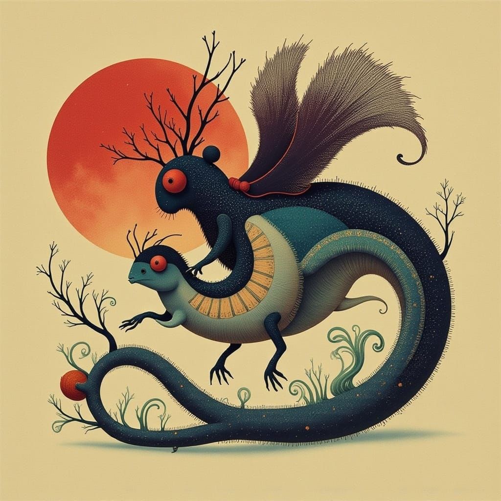 Character Portrait with Unique Art Style