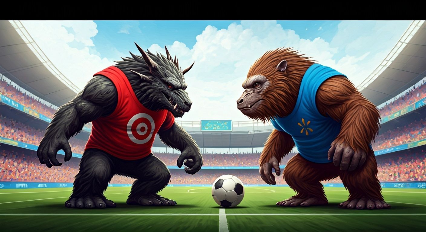 Wendigos vs Sasquatches Soccer Game, Vibrant Art Style