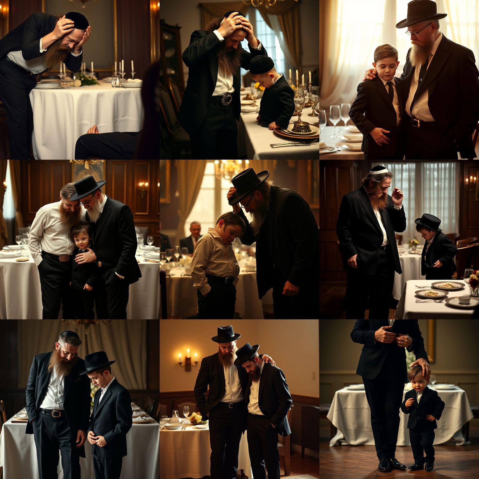 Blessing: Orthodox Father and Son in Cinematic Still