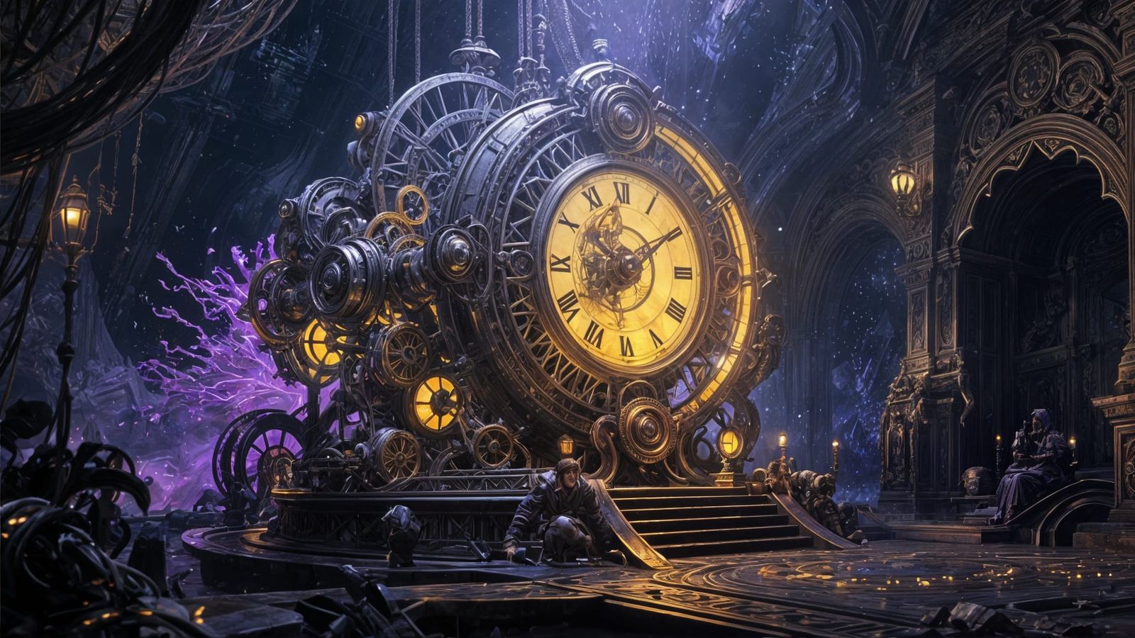 Dark Fantasy Time Machine Masterpiece