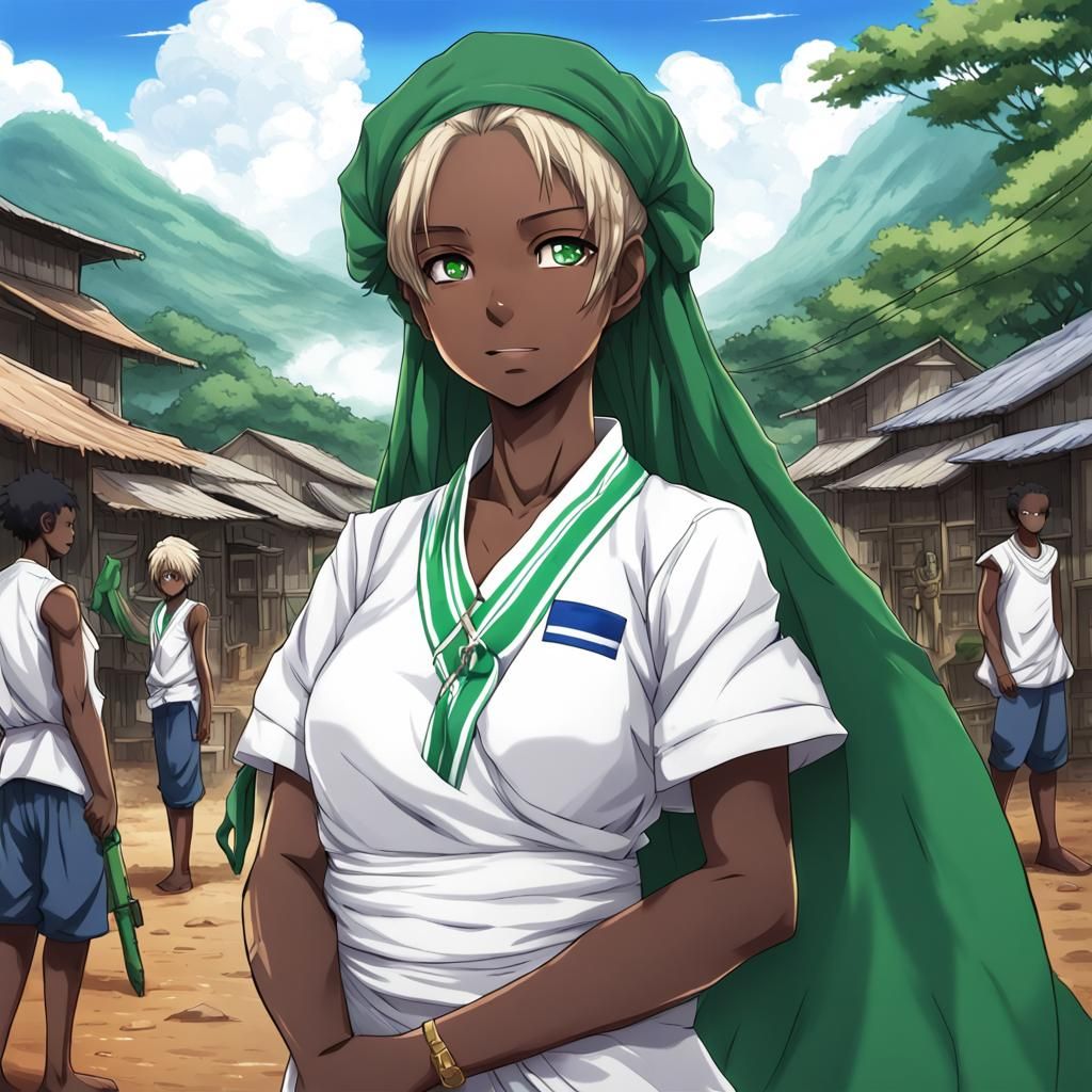 Sierra Leone Personified as Anime Character
