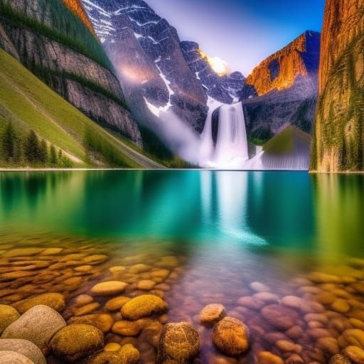 Firmament Dividing Waters: A Digital Art Masterpiece