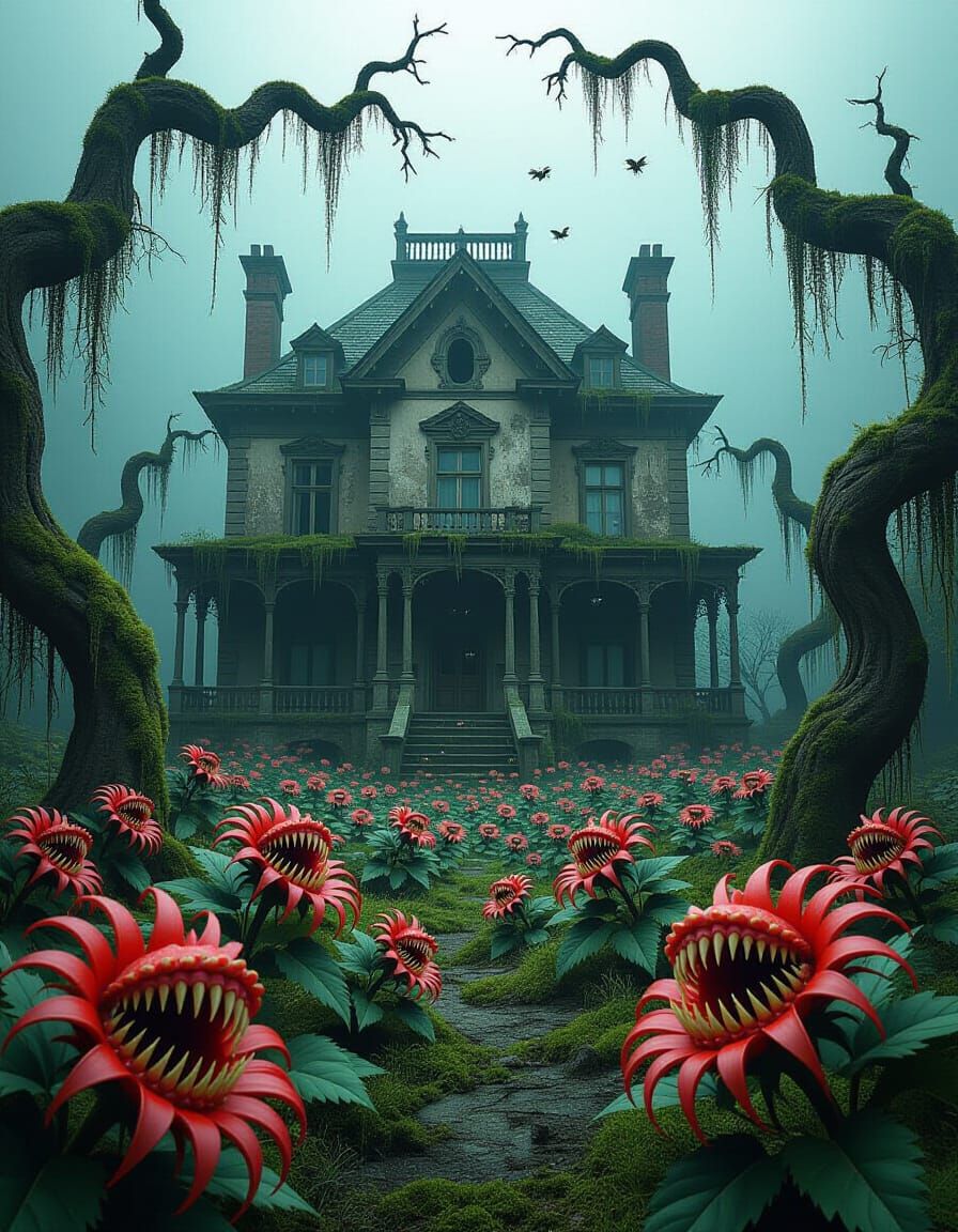 The old botanist mansion garden