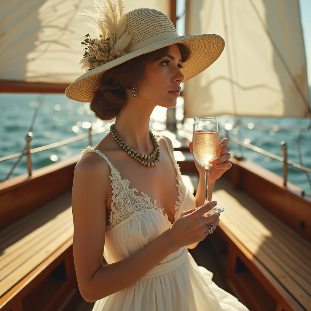 Elegant Lady Sails in Luxury