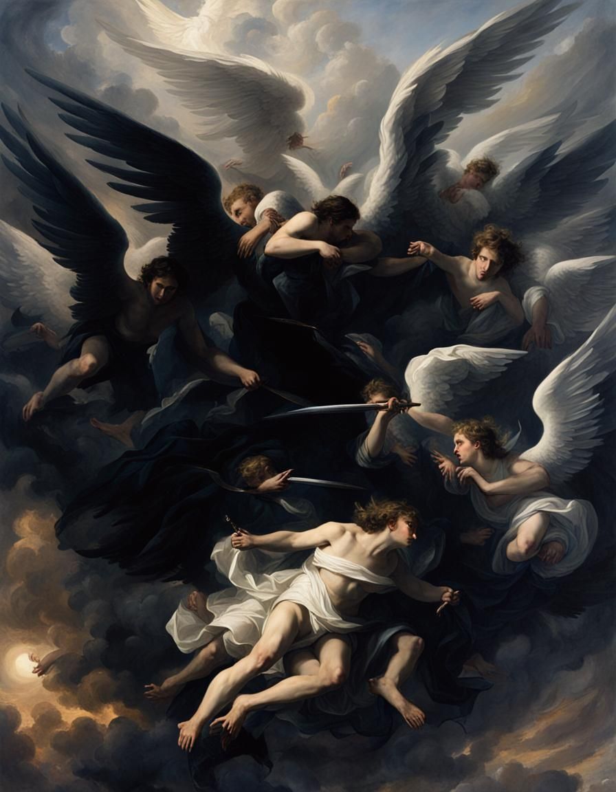 Epic Angelic Battle in the Heavens