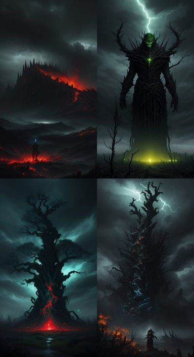 Mother Nature Battles Dark Gods in a Sinister Cyberpunk Land...