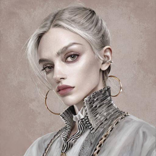 Abstract Portrait in Picasso Style