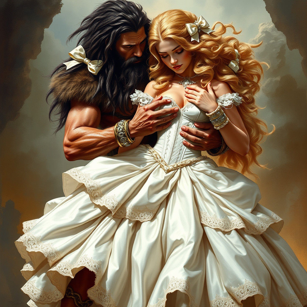 Barbarian King Captures Elegant Bride